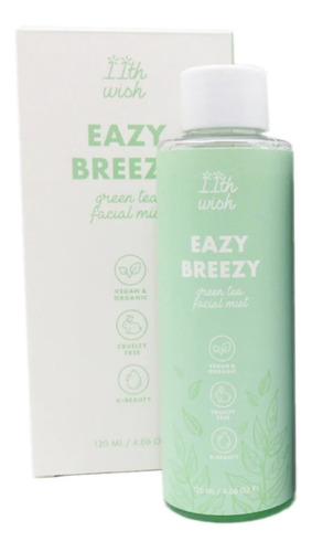 Green Tea Facial Mist Coreano Eazy Breezy 11th Wish 