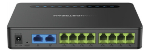 Gateway De 8 Puertos Fxs Con Router Nat Y Doble Puerto De