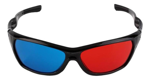 Mejora Marco Negro Gafas 3d Rojo Azul Para Juegos De