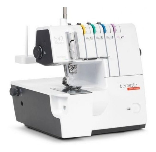 Máquina De Coser Collareta 4 Hilos Calidad Bernina! Color Blanco