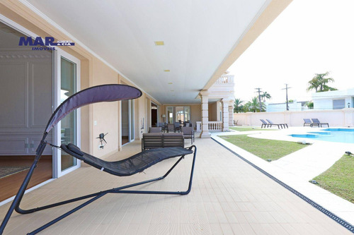 Imagem 14 de 30 de Luxuosa Mansão Estilo Neoclássico À Venda Por R$ 23 Milhões No Jardim Acapulco Em Guarujá Com 7 Suítes - Ca0793