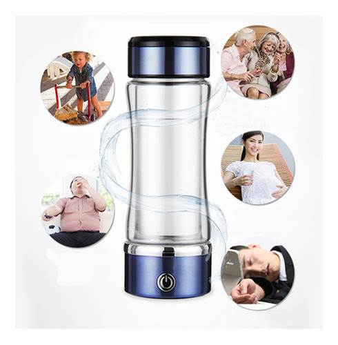 Generador De Hidrógeno Rico Filtro De Agua Vaso Electrólisis