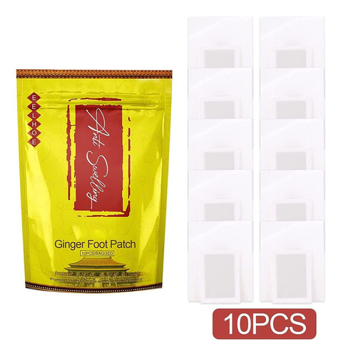 Parche De Desintoxicación De Jengibre Antihinchazón 30pcs Gi