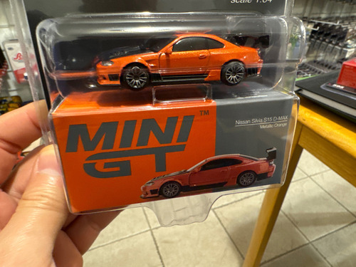 Mini Gt Nissan Silvia S15 Naranja Metalico #581