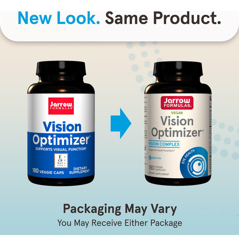 Jarrow Vision Optimizer Cápsulas 180 Salud Ocular