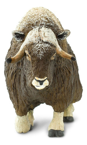 Buey Almizclero Mamifero Escala Safari Muñeco Animal Trex