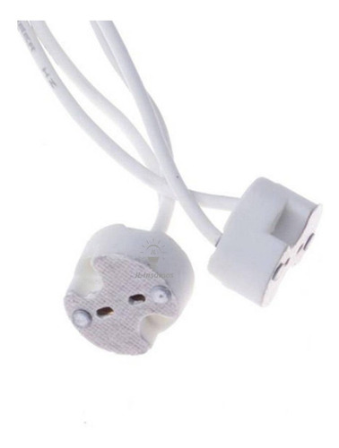 Imagen 2 de 2 de Pack 10 Zocalo G4 Ceramico Con Cable Siliconado