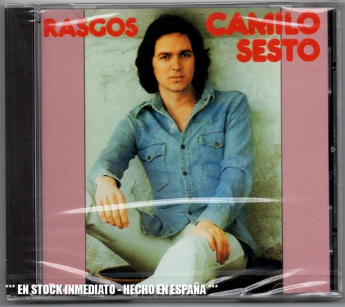 Cd * Camilo Sesto * Rasgos (1977) Orig Español Nuevo Sellado