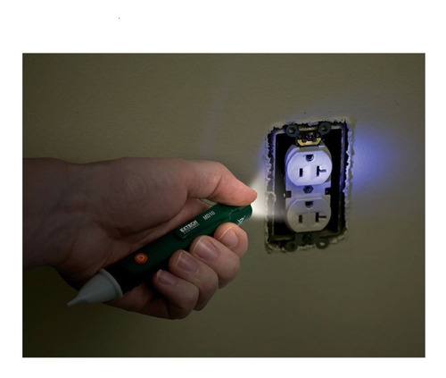 Imagen 2 de 2 de Md10 Detector Magnético S/contacto Con Linterna Incorporada