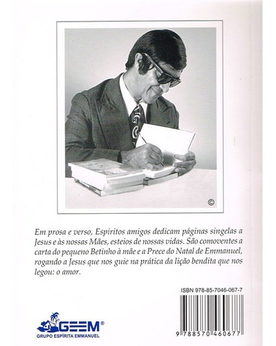 Preito De Amor, De Médium: Francisco Cândido Xavier / Ditado Por: Espíritos Diversos. Série Não Aplica, Vol. Não Aplica. Editora Geem, Capa Mole, Edição Não Aplica Em Português, 2014