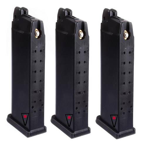 Mag Cargador Pistola We Kjw G17 G18 Airsoft 25r Aap01 Marui