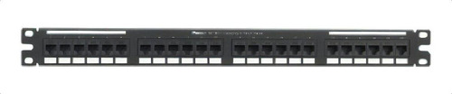 Panel Panduit De 24 Puertos Nk6ppg24y Categoría 6 Negro /vc