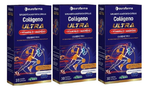 Suplemento En Cápsulas Eurofarma Colágeno De 30 Un