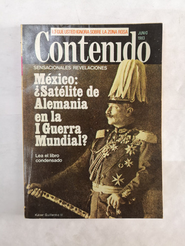 Revista Contenido Junio 1983,#241 México Alemania
