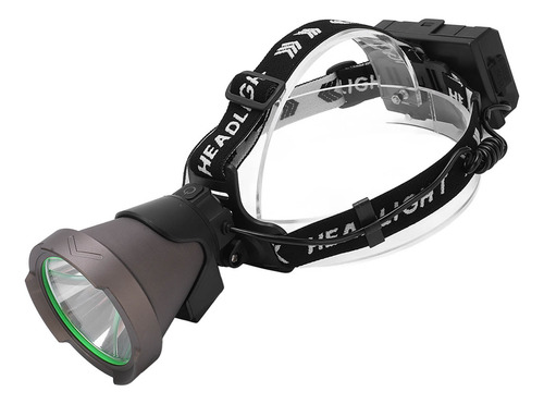 Linterna Frontal Led Recargable, Cabezal Usb De Alta Potenci