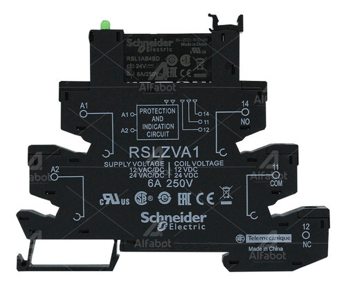 Relé De Interface Rsl1pvbu 6a 1naf 24vca/cc