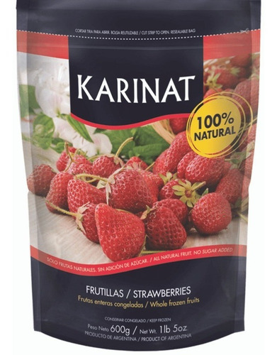 Frutilla Congelada Karinat X 600grs