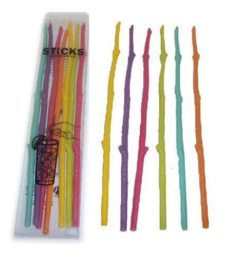 Palitos X6 Sticks Ramitas Revolvedoras Blister Para Bebidas