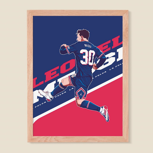 Cuadro Con Marco Lionel Messi 06 - Frametastic! 