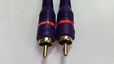 Nuevo 12 Pies Premium Digital Coaxial Rca De Audio/video Cab