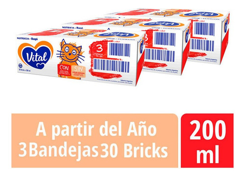 Nutricia Bagó Vital 3 Líquida - Brick - 90 - 200 mL