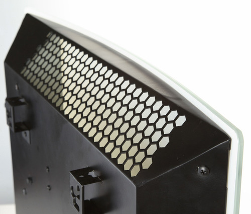 Imagen 5 de 10 de Vitroconvector Calefactor Curvo 2000w Peabody Pe-vqm20 Negro