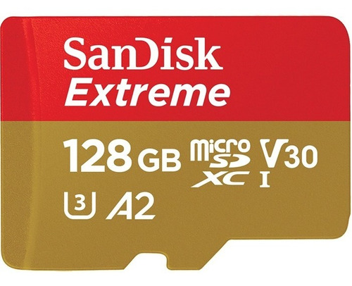 Micro Sd Sandisk Extreme 128gb 4k *itech Tienda Fisica
