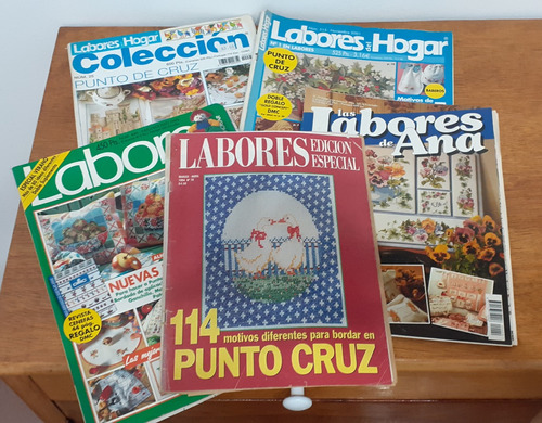 Lote De 5 Revistas Labores De España De Bordado