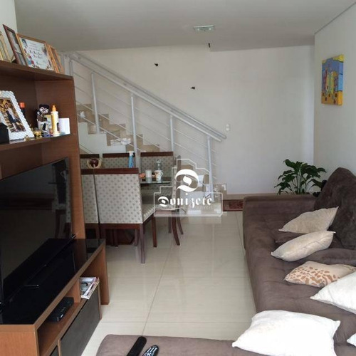 Imagem 1 de 25 de Cobertura Com 3 Dormitórios À Venda, 160 M² Por R$ 959.000,00 - Campestre - Santo André/sp - Co11716