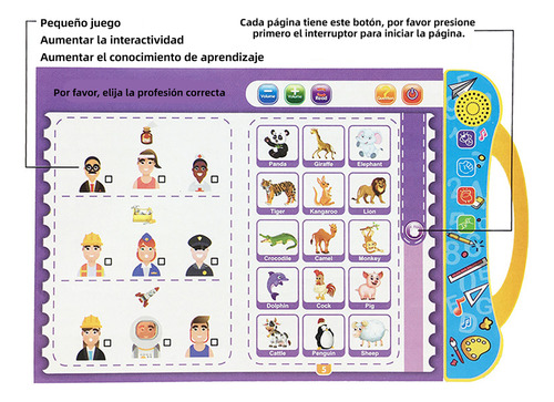 Computadora De Juguetes De Inglés Para El Aprendizaje Tempra