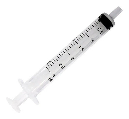 Seringa 3ml Sem Agulha Luer Slip Sr 100 Unidades