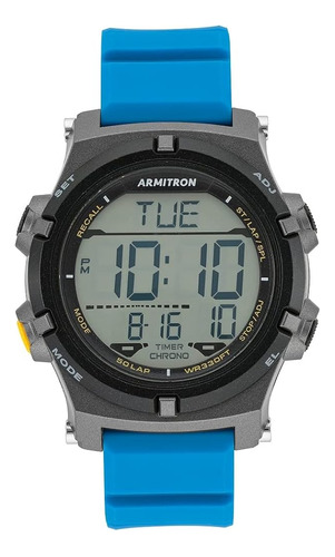 Armitron Sport Reloj De Cronógrafo Digital Con Correa De Res