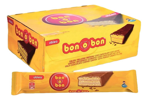 Oblea Bon o bon chocolate Con Leche 30g X 20u