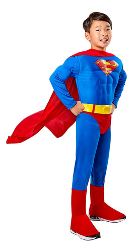 Super Dc Heroes Deluxe - Disfraz De Superman En El Pecho