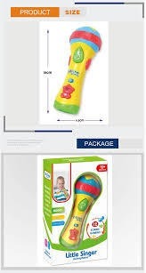 Imagen 4 de 4 de Micrófono Para Niños/niñas 12 Sonidos/ Litte Singer