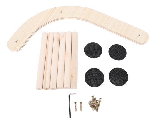 Hamaca De Madera Para Gatos, Valla Elevada, Cojín Suave, Cál