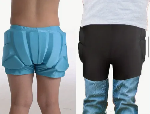 Shorts Protectores Anticaidas Para Niños- Cintura Elástica.