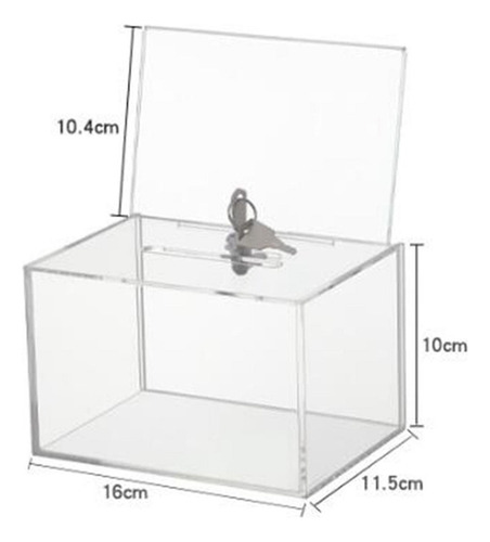 Caja De Votación Transparente Caja De Soporte De Tarjeta De