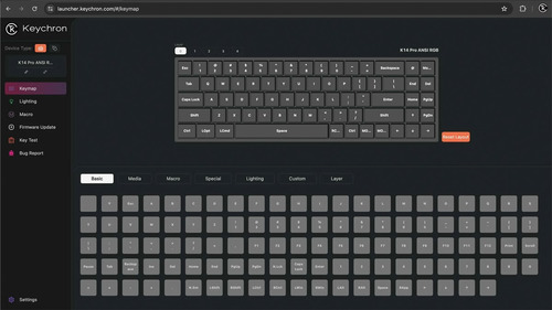 Teclado Inalambrico Keychron Q1 Max Qmk/ Via Mecanico Negro Idioma Inglés Internacional