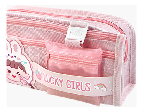 Estuche Para Lápices Capibara, Bolsa De Tela Oxford Con