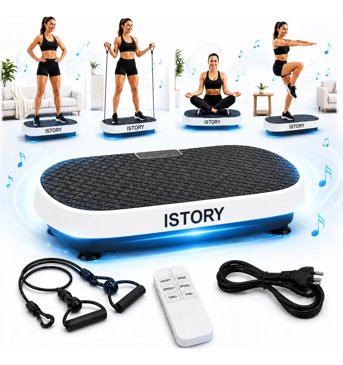 Plataforma vibratória ISTORY Plataforma Vibratória branco
