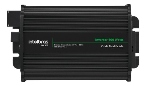Inversor De Tensao Modificada 400w 24vcc P/ 220vac Imv 402