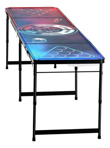 Mesa Para Beer Pong Mesa De Juegos De Beber 8 Pies Plegable