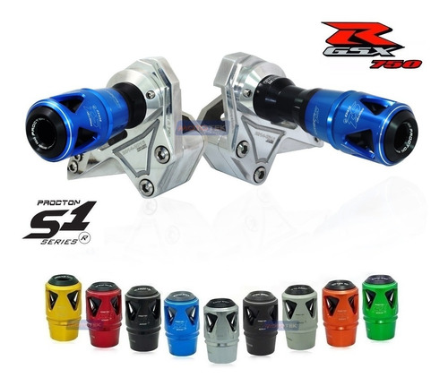 Slider Protetor Motor S1 Procton Suzuki Gsx-r 750 Srad 2014+