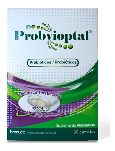 Probióticos Probvioptal Caja Con 60 Cápsulas De .84 G C/u