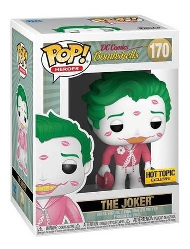 Funko Pop Guason The Joker Especial Hot Topic #170 Kissed 