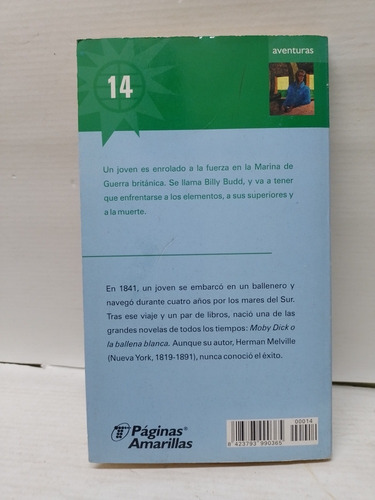 Libro: Billy Budd, Marinero Autor: Herman Melville Año: 1998 (Usado)