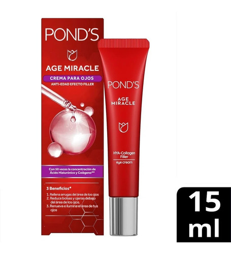 Crema Ponds Age Miracle Para Ojos Anti - mL a $4200
