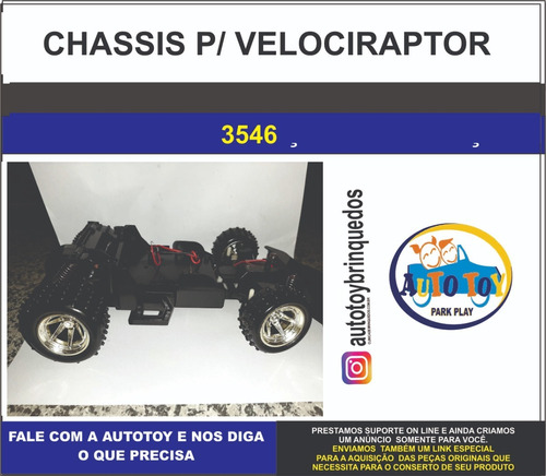 Velociraptor 3546 - Garagem Sa - Chassis Completo Sem Placa