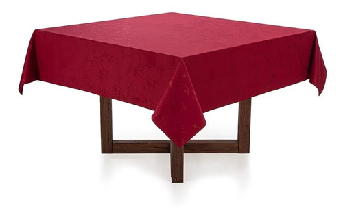 Toalha De Mesa Quadrado 8 Lugares Verissimo Vermelho Karsten